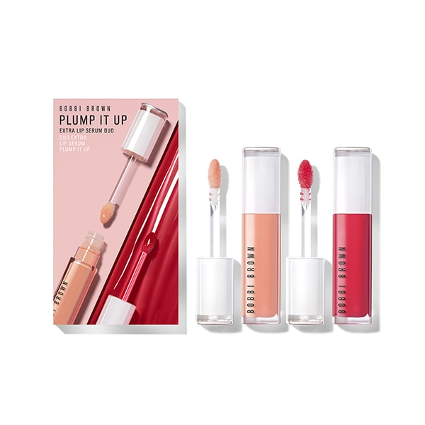 Bobbi Brown Plump it Up Extra Lip Serum Duo Gift Set, Bare Honey/Bare Raspberry - 6 ml
