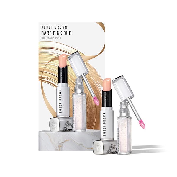 Bobbi Brown Bare Pink Lip Duo Gift Set, Extra Lip Tinted BalmExtra Blushing Lip Oil - ELTB: 0.08 oz/2.5g EBLO: 0.2 fl oz/6 ml