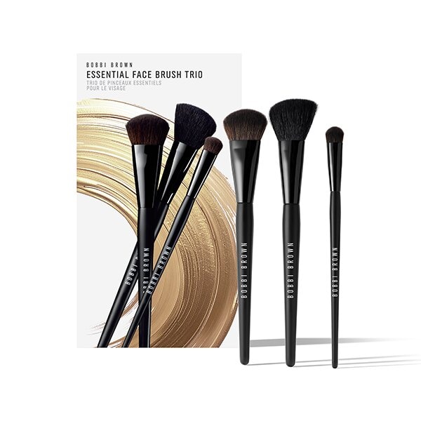 Bobbi Brown 3-Piece Essential Makeup Face Brush Trio Gift Set