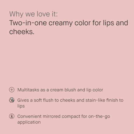 Powerful Pink Pot Rouge Cream Blush for Lips & Cheeks