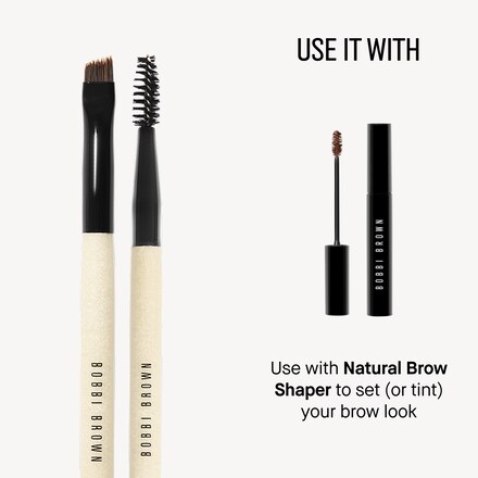 Dual-Ended Eyebrow Definer & Groomer Brush